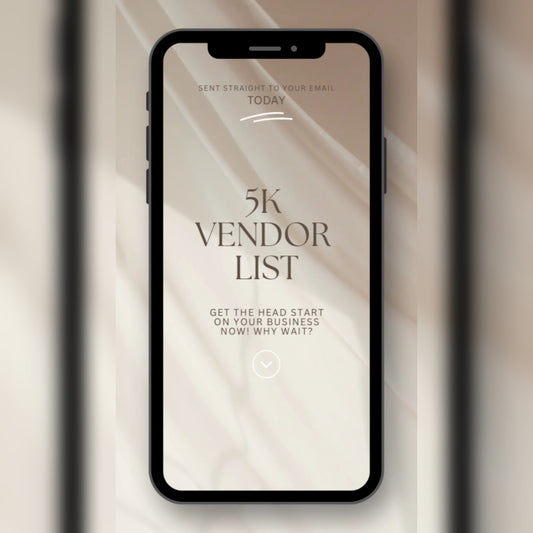 5k Vendor List