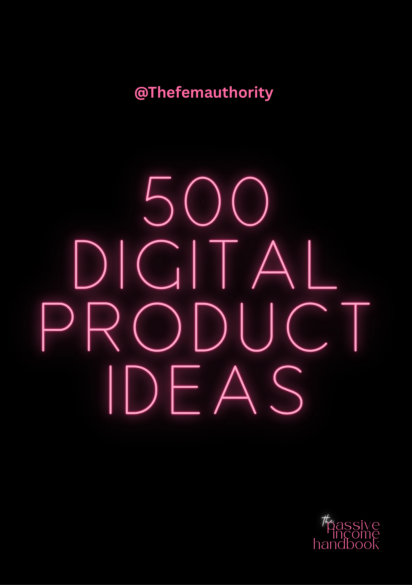 500 Digital Product Ideas